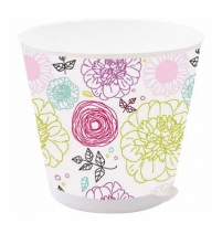 Горшок для цветов "Крит" 120мм Пионы арт.ING46012ПИО