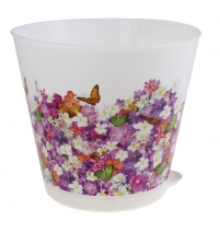 Горшок для цветов "Крит" 120мм. Сирень арт.ING46012СИР