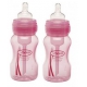 Набор из 2-х бутылочек с широким горлышком 240 мл (розовая), полипропилен Dr. Brown Арт. WB823