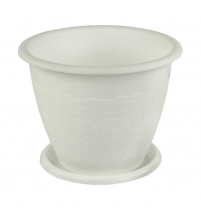 Горшок цветочный Розалия 3,2л. с поддоном арт.М1523