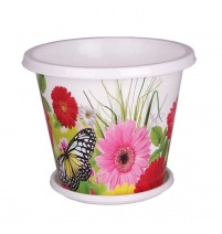 Кашпо для цветов  Палитра  5,5л с поддоном арт.М2410