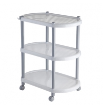 Этажерка овальная 3 полки  50*30*58см арт.С945