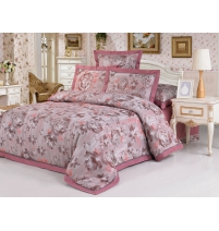 Постельное белье Cleo жаккард пестротканный  арт.002-CLP