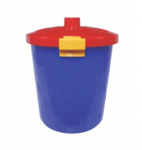 Бак Люкс 40 л. с крышкой (уп.5) арт.М820