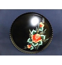 Блюдо 280 мм. Патиссэри "Роза на черном" арт.MS352/1