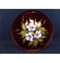 Блюдо 280 мм. Патиссэри "Цветы на красном" арт.MS352/5