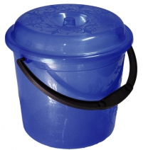 Ведро 10л с крышкой мерноеС076 арт.С076