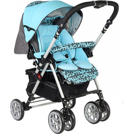 Детская коляска Capella S-802W сер+гол