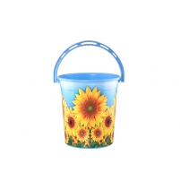 Ведро без крышки 12л. Подсолнух арт.0112бк