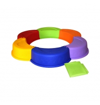 Песочница с тентом "Ромашка" арт. М4812