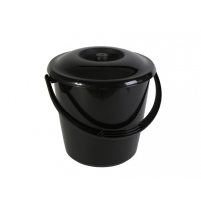 Ведро "Соло" 10л с крышкой арт.C633К