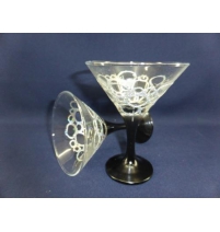 Набор 6-ти бокалов д/мартини Айро серебро 170мл арт.MS410/53