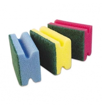 Губка для посуды профилированная "York" 3шт арт.3101