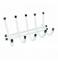 Вешалка настенная "Волжаночка" 5 рожков (белая) арт.ВС-005Б