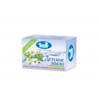  Детское мыло Ромашка с Чередой 100 гр. для чувств. кожи Наша мама 