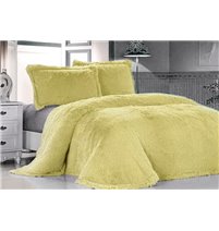 Покрывало Лама желтая акварель Tango мех  арт. DCT072D-1-160