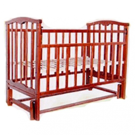 Кроватка детская Золушка-5 (прод. маятник) вишня