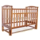 Кроватка детская Золушка-5 (прод. маятник)орех