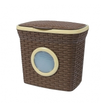 Контейнер для стирального порошка с иллюминатором 10 л Ротанг арт. 2110