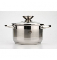 Кастрюля (2,5л), MB (18см) металлические ручки стеклянная крышка (х6) арт. 4557