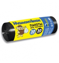 Мешок д/мусора Мамонтенок 30л*30шт. 5мкм ПНД арт. MPM4524