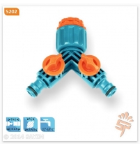 Гребенка SAYIM 2-канал. 1/2-3/4-1 с коннекторным соединением, блистер арт.ТУР-5202