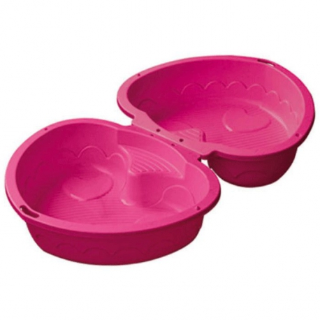 Песочница Сердечко Marian plast с крышкой