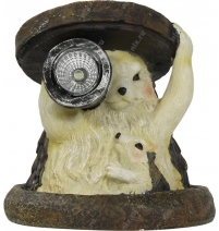 Садовый светильник на солнечной батарее ЭРА SL-RSN11-HDG2 "Ежик с подзорной трубой" арт. Б0018813