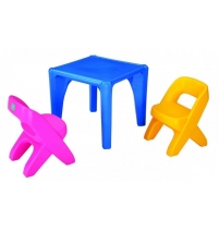 Столик пластиковый детский со стульчиками арт. L-525