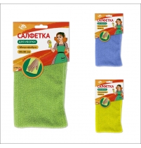 Салфетка Микрофибра 30х30 см, 3 цв арт. LT58-77