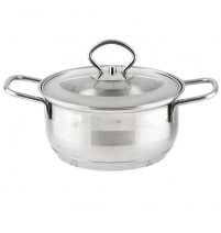 Кастрюля 0,6 л. с крышкой, нержавеющая сталь МВ арт. 25404