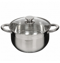 Кастрюля 2,5л ДИАНА D18 стеклянная крышка KT01-D-22 КАТУНЬ арт. 181481