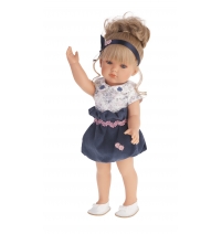 Кукла Juan Antonio Munecas Белла в синем платье, 45см арт. 2809B