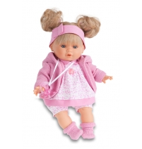 Кукла Juan Antonio Munecas Кристи в розовом, плачущая, 30 см арт. 1337P