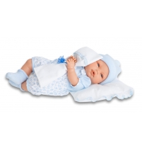 Кукла Juan Antonio Munecas Габи в голубом, плачущая, 36 см арт. 1445B