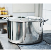 Кастрюля 20л ОБЩЕПИТ (d35 h23 см) клепаные ручки КАТУНЬ арт. 180008/КТ-ОБ-22