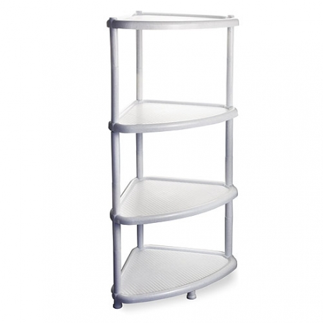 Полка угловая (4 секции) мрамор арт.М 2752М