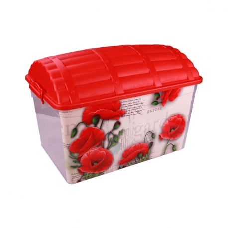 Контейнер "Сундук" Маки 50л. арт. М4260