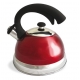 Чайник 2,5 л. (красный с черной ручкой), капсулированное дно, силиконовая ручка арт. K-23