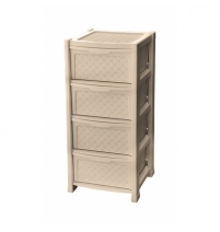 Пластиковый комод с 4 ящиками Виола арт. 338