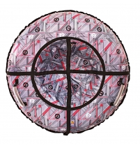 Тюбинг ватрушка RT Clio серый, диаметр 105 см