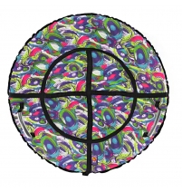 Санки надувные Тюбинг RT Круги-акварель, диаметр 87см