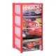 Детский комод для игрушек Тачки Молния McQueen 4 секции арт.М 2792-Д