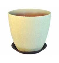 Горшок бутон 21см Винил бежевый арт. ВН 01/4