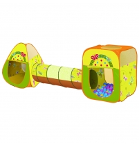 Детская игровая палатка с шариками с тоннелем Ching-Ching Бабочки арт.СВН 24 