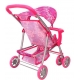 Коляска для кукол прогулочная RT Цветы гибискуса арт. 9304-BWT (5897)