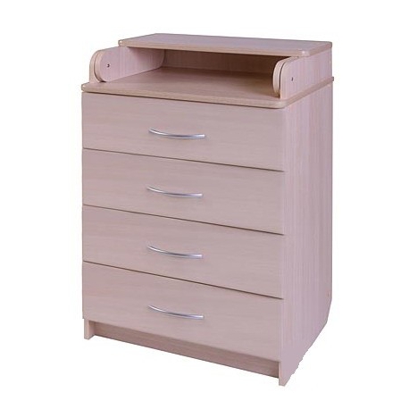 Комод с пеленальным столиком  Ульяна ЛДСП 60/4, клен    