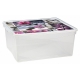 Ящик для игрушек с декором 18л, Арт.С12817