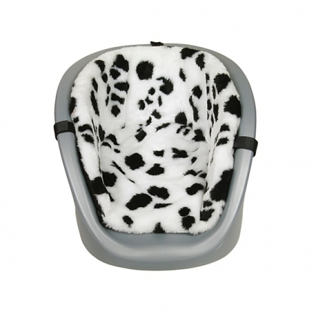 Матрасик для санок меховой (короткий)далматин