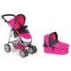 Коляска для куклы Melogo с люлькой-переноской арт. 9662      